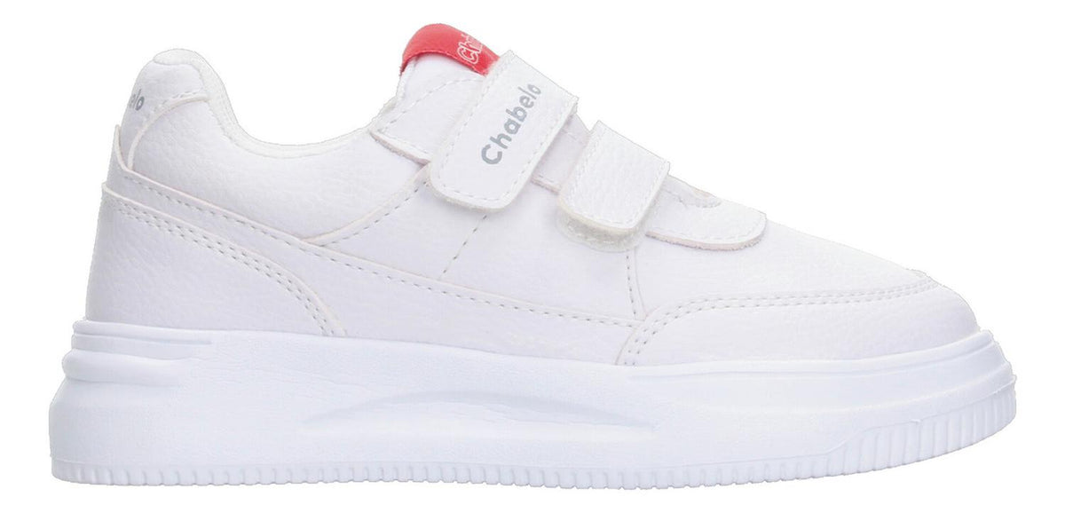Tenis Escolar Chabelo Blanco Con Velcro Para Niño T18-22, foto 1 de 10