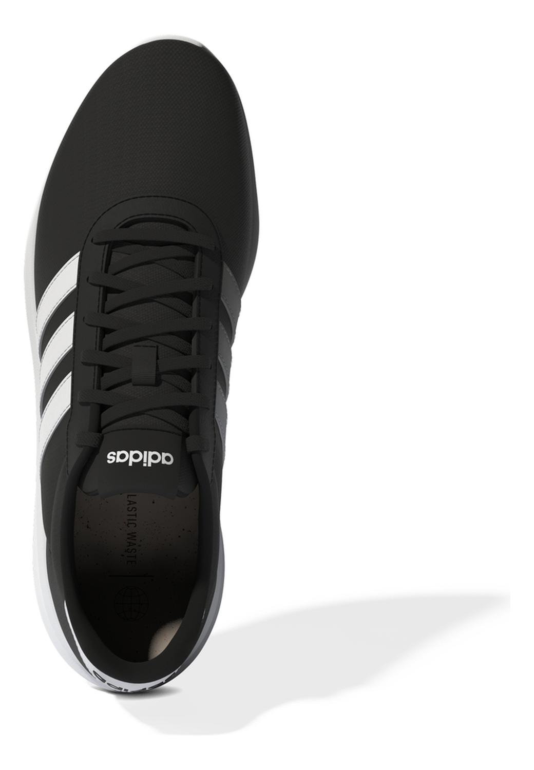 Tenis Hombre Correr adidas Racer 3.0 Negro Blanco Originales Adulto Cómodos Ligeros Deportivos Sport, foto 7 de 10