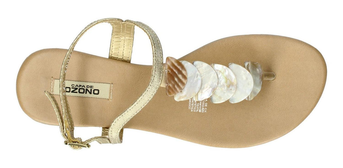 Sandalias Ozono Para Mujer 60001309-2 Beige [ozo2676], foto 5 de 6