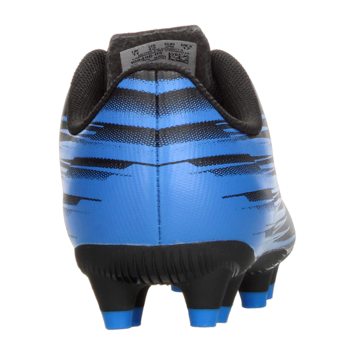 Tenis Puma Attacanto II Niño Negro Azul Futbol Infantil T17-22, foto 7 de 10