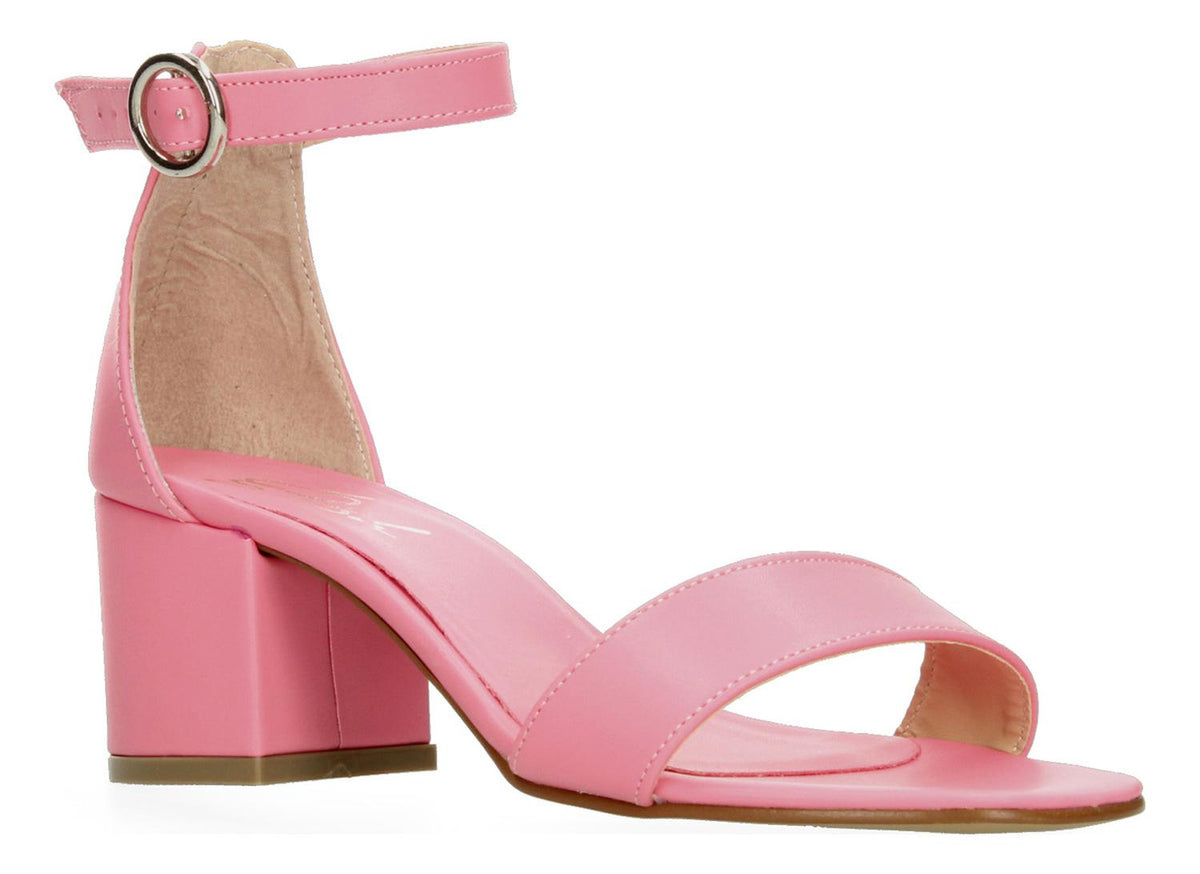 Sandalias Gosh Rosa Con Tacon Ajuste Hebilla Para Mujer, foto 3 de 8