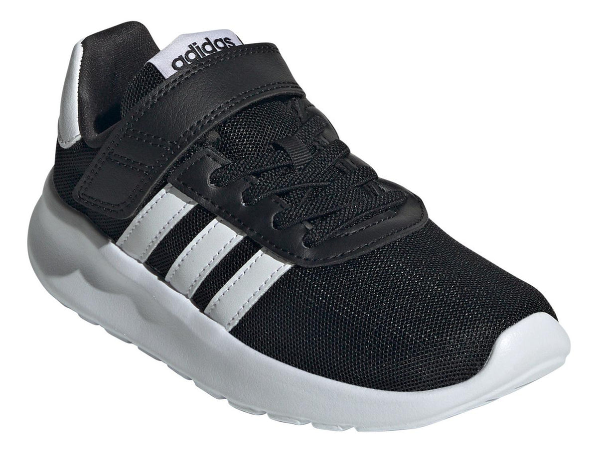 Tenis adidas Lite Racer 3.0 Con Velcro Negro Para Niño, foto 2 de 7