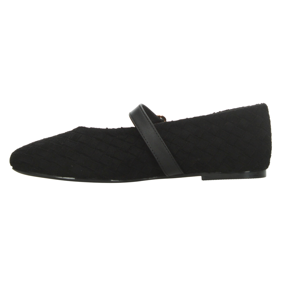 Flats Berlin Dama Negro Casual Mary Jane Hebilla Mujer, foto 5 de 10
