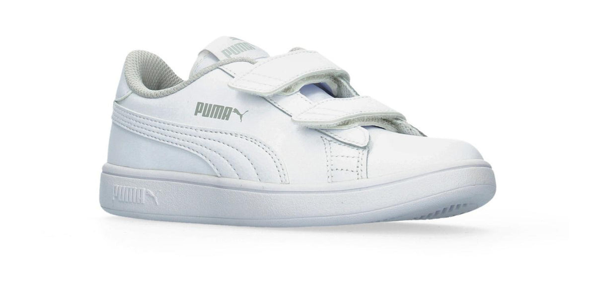 Tenis Puma Smash L V2 Blanco Para Niño [pum393], foto 2 de 9