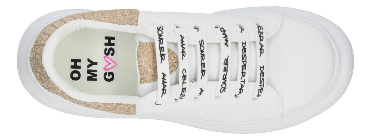Tenis Gosh Blanco Ajuste De Cintas Para Mujer, foto 8 de 8