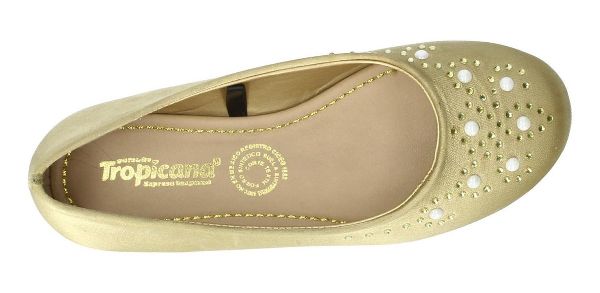 Flats Tropicana Para Niña 97125 Dorado [tro750], foto 5 de 6