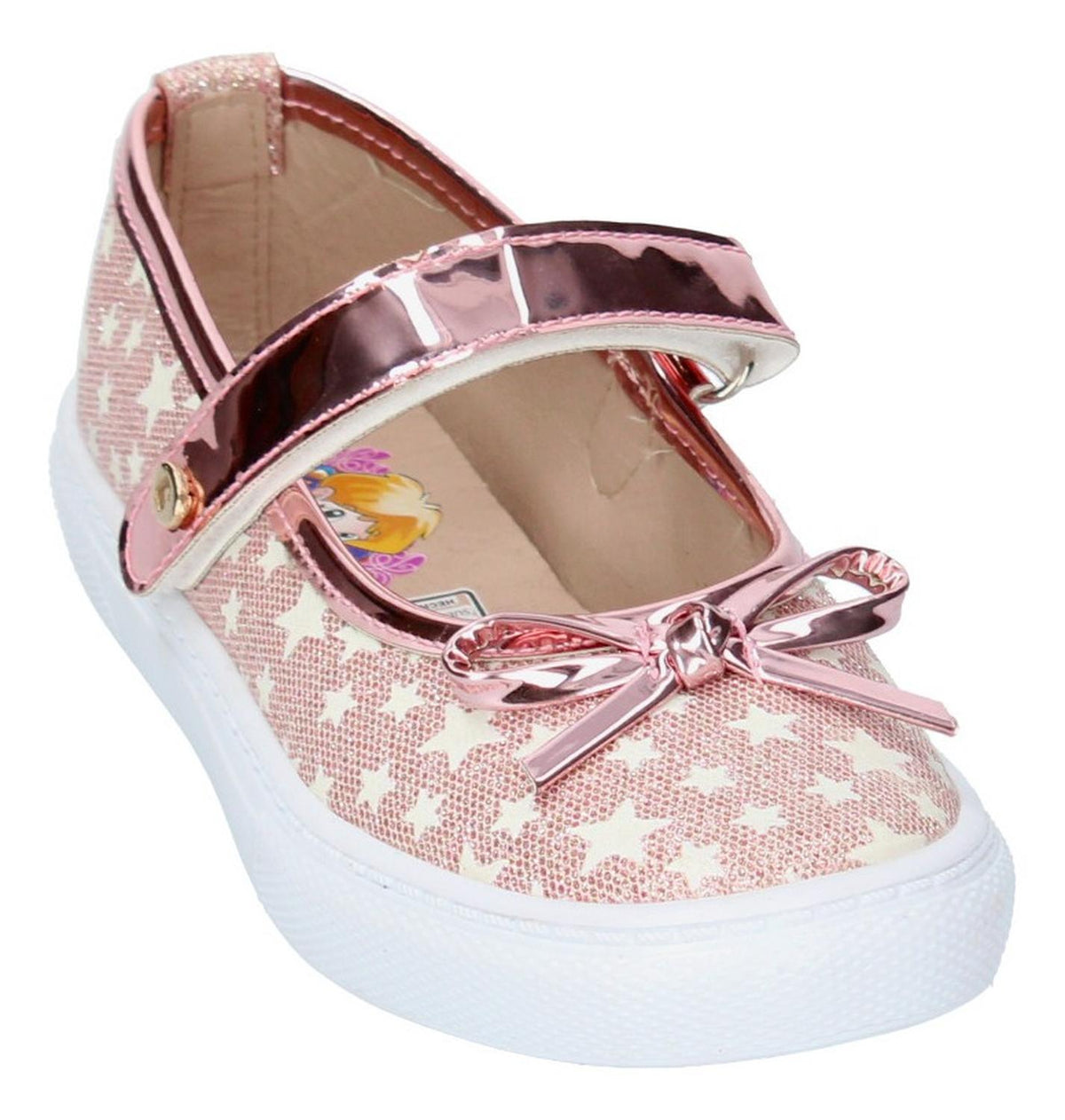 Zapato Casual Coqueta Para Niña 159927-i Amarillo [cta758], foto 3 de 6