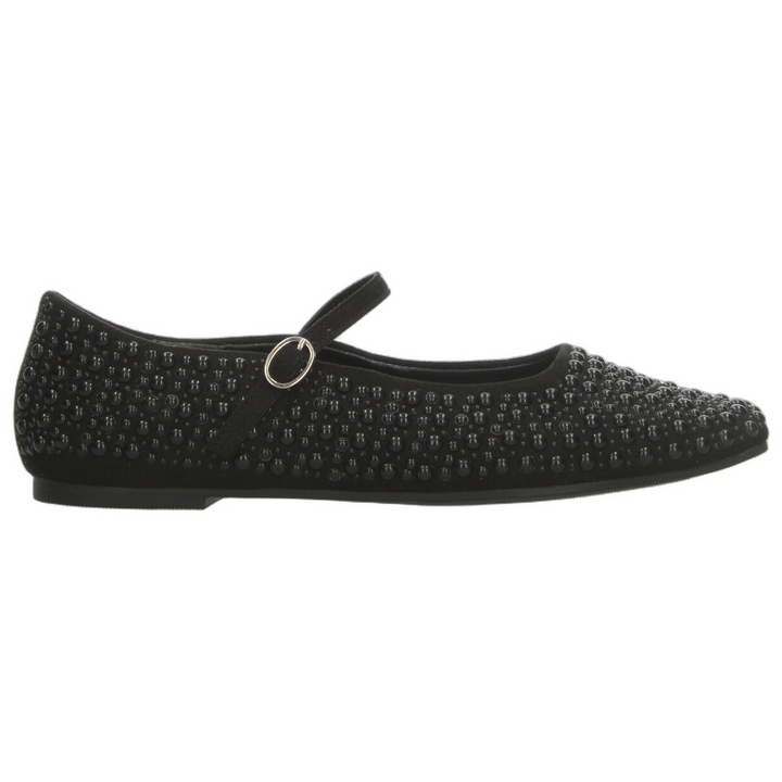 Flats Perugia Dama Negro Mary Jane Para Mujer