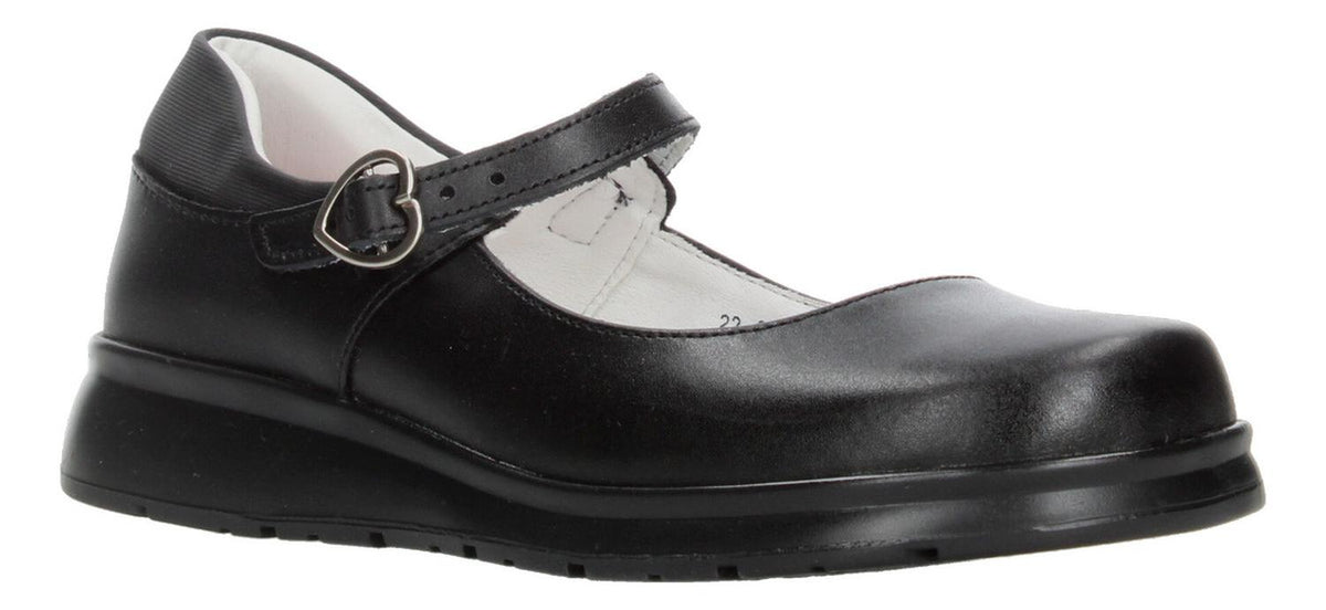 Zapato Escolar Yuyin Hebila Color Negro Para Niña T22-25, foto 2 de 10