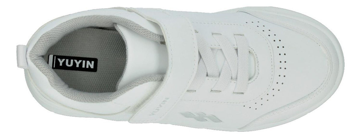 Tenis Escolar Yuyin Blanco Para Niño [yuy414], foto 8 de 9