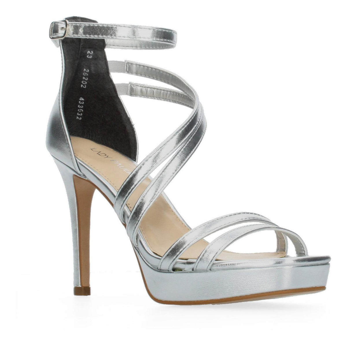 Zapatilla Paulina Dama Plata Casual Para Mujer, foto 11 de 11