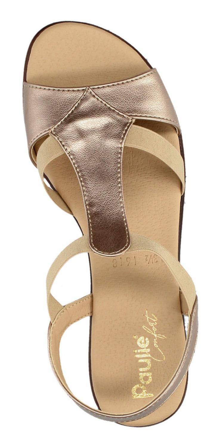 Sandalias Paulie Para Mujer 1618 Dorado [ple156], foto 8 de 10
