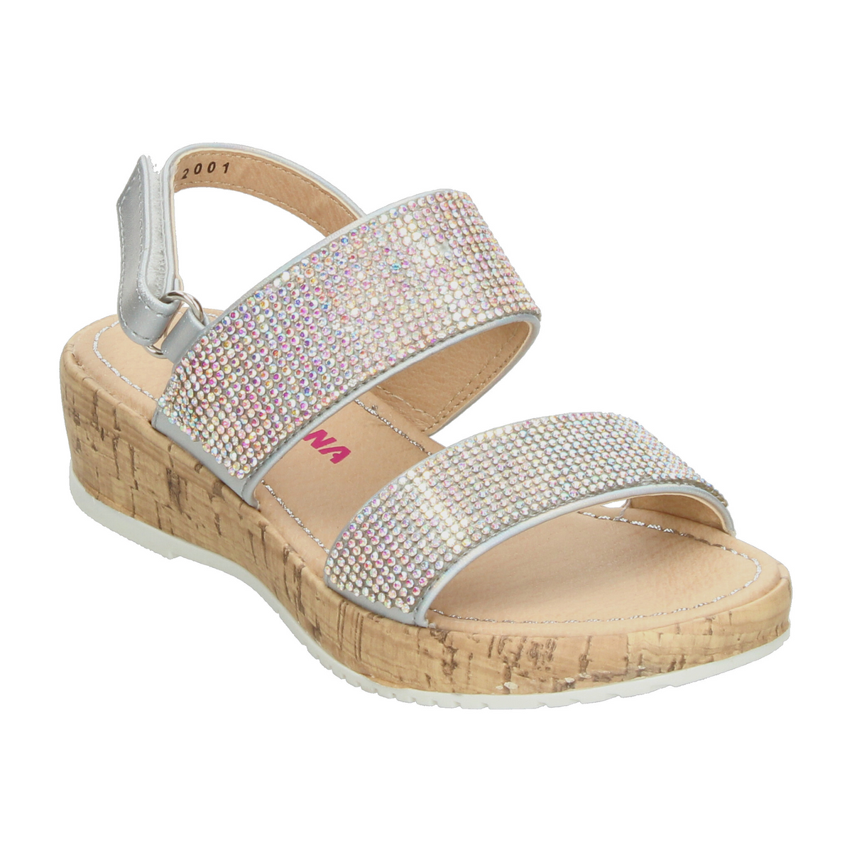Sandalias Tropicana Niña Plateado Casual Dama Jr. T22-25, foto 3 de 10