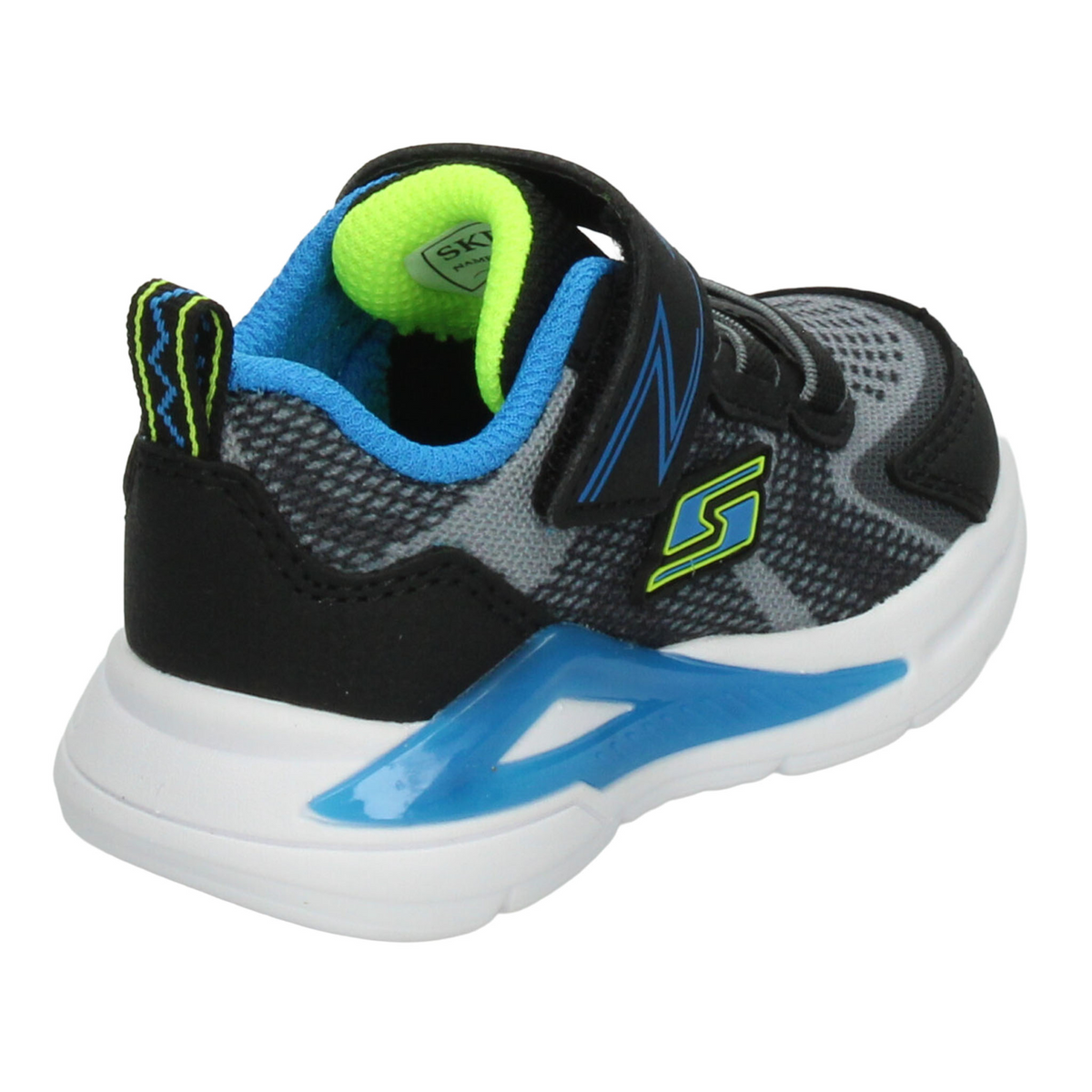 Tenis Skechers S-Lights Niño Negro Deportivo Led Infantil T11-16, foto 3 de 10