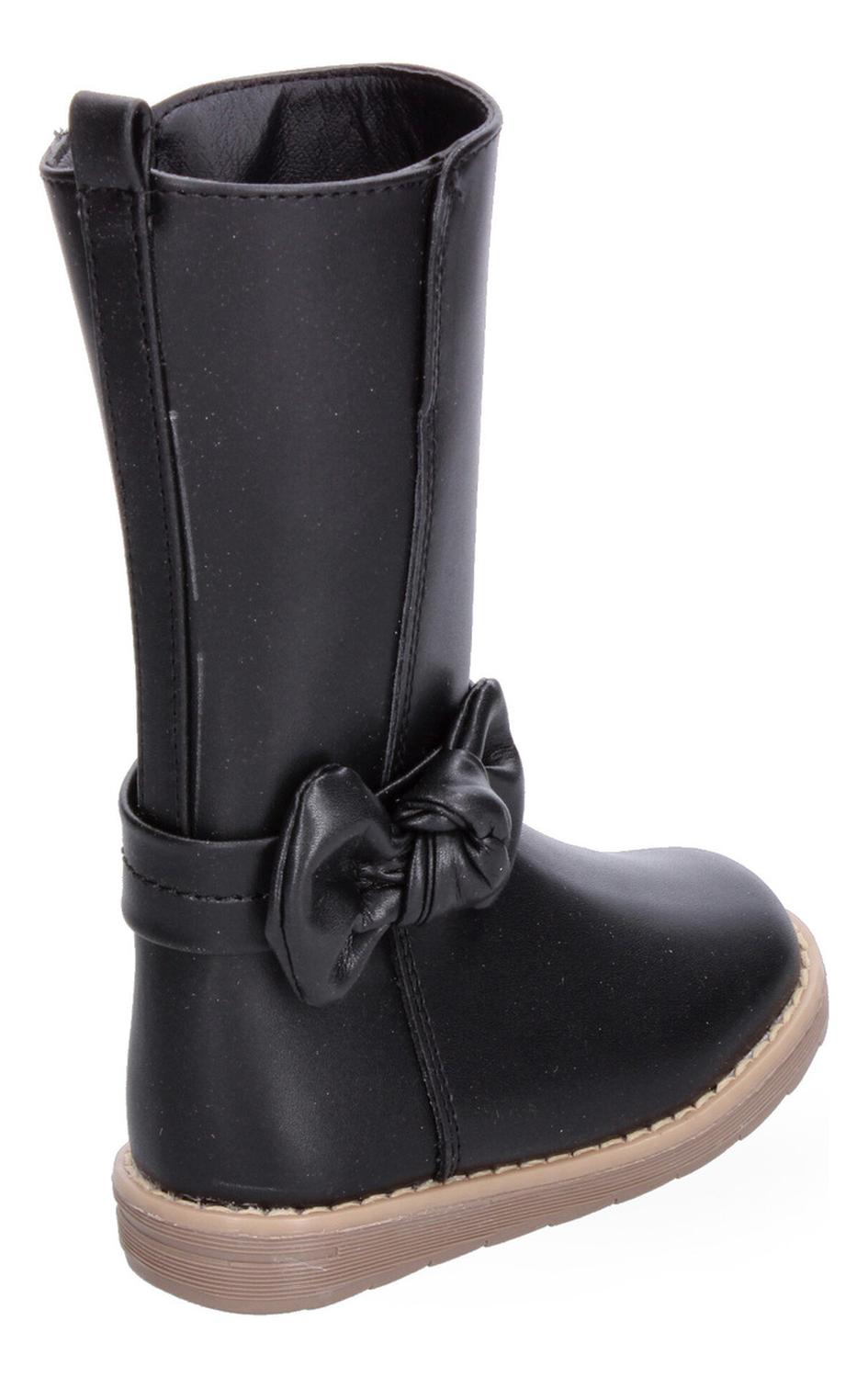 Bota Minipapos Negro Para Niña [mnp305], foto 6 de 10