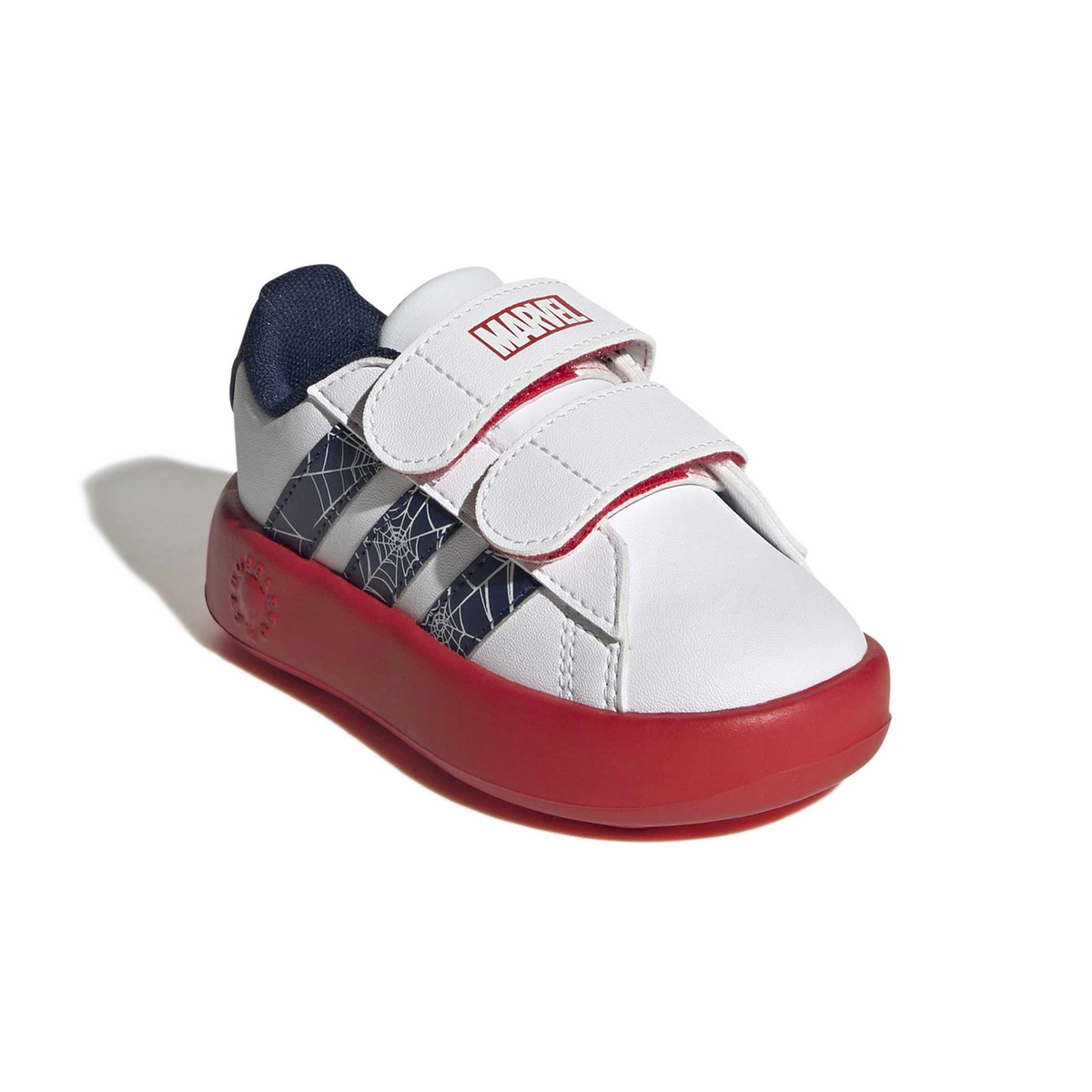 Tenis Adidas Grand Court Spiderman Niño Blanco Spiderman Infantil T10-16, foto 2 de 10