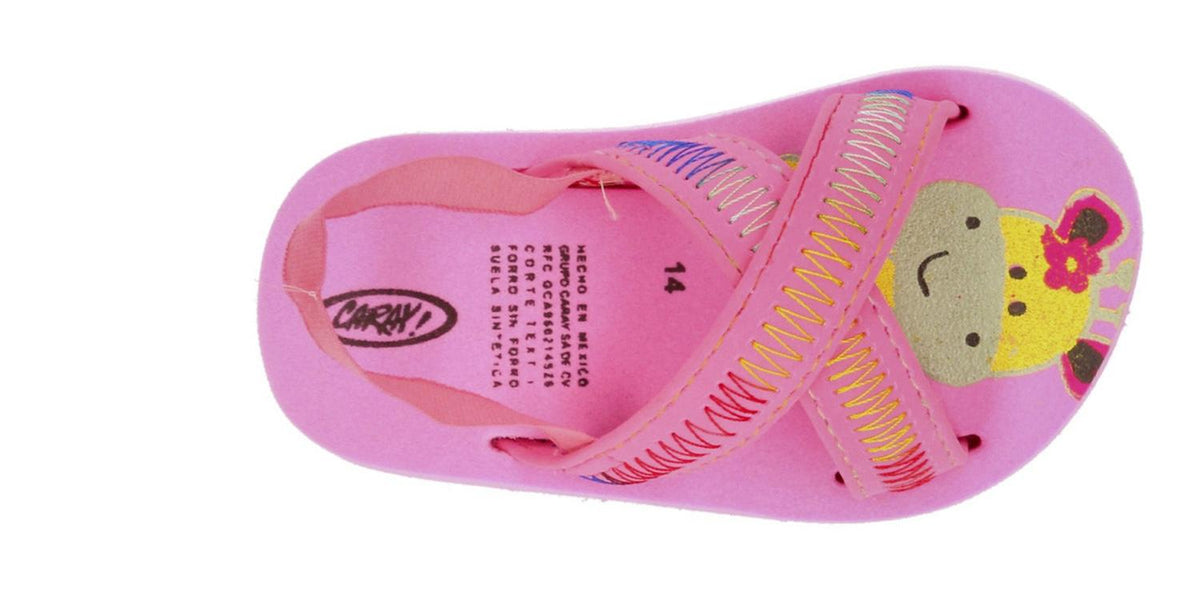 Sandalias Caray Para Niña Nicole Rosa [car328], foto 8 de 10