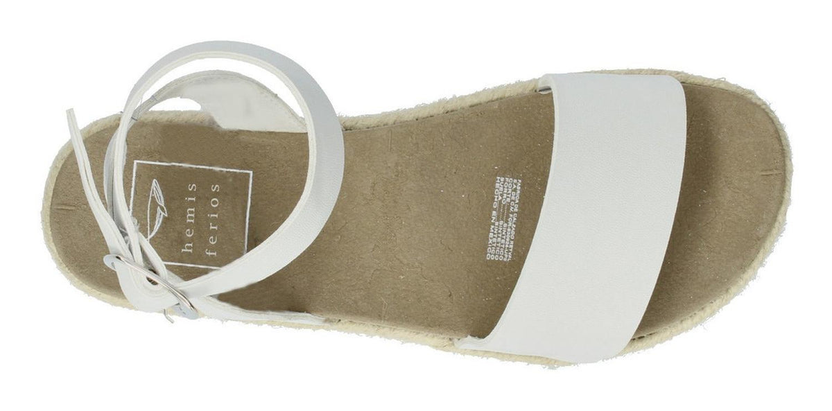 Sandalias Hemisferios Para Mujer 28702-1-a Blanco [hmf12], foto 5 de 6