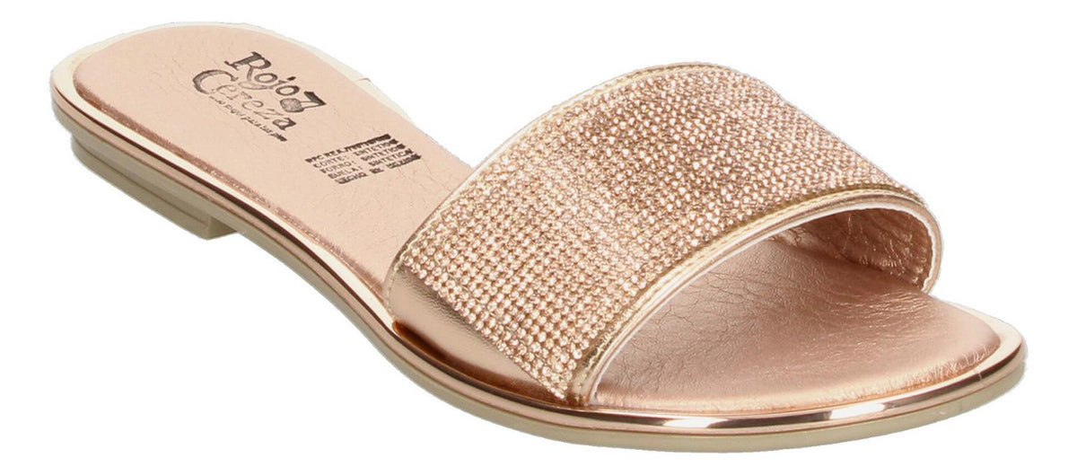 Sandalias Rojo Cereza Rose Gold Para Mujer [rce60], foto 4 de 10