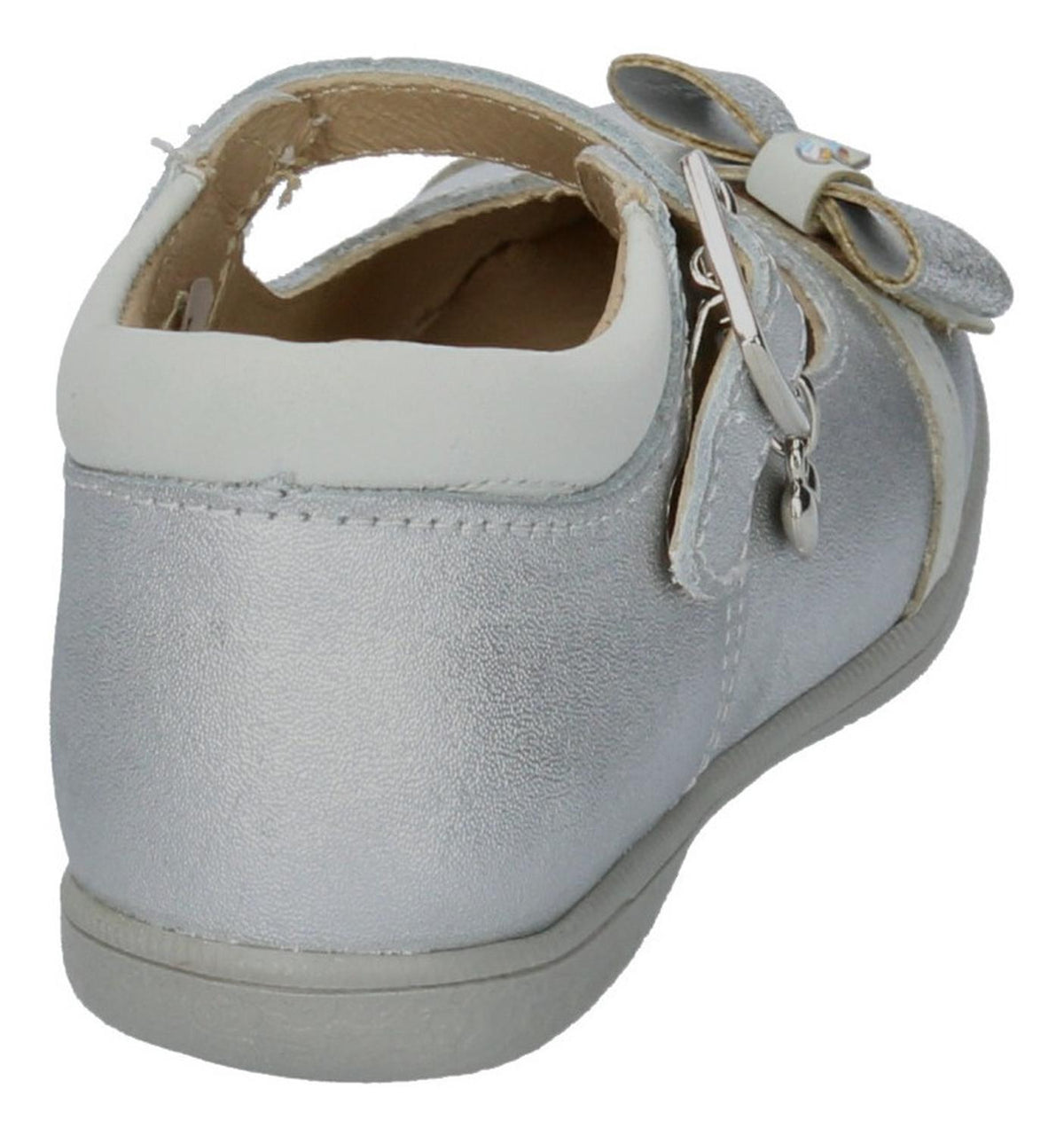 Zapato Casual Coqueta Para Niña 182805-z Plata [cta752], foto 4 de 6
