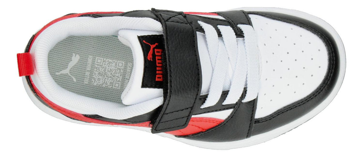 Tenis Puma Rebound V6 Color Negro Con Velcro Para Niño, foto 7 de 7