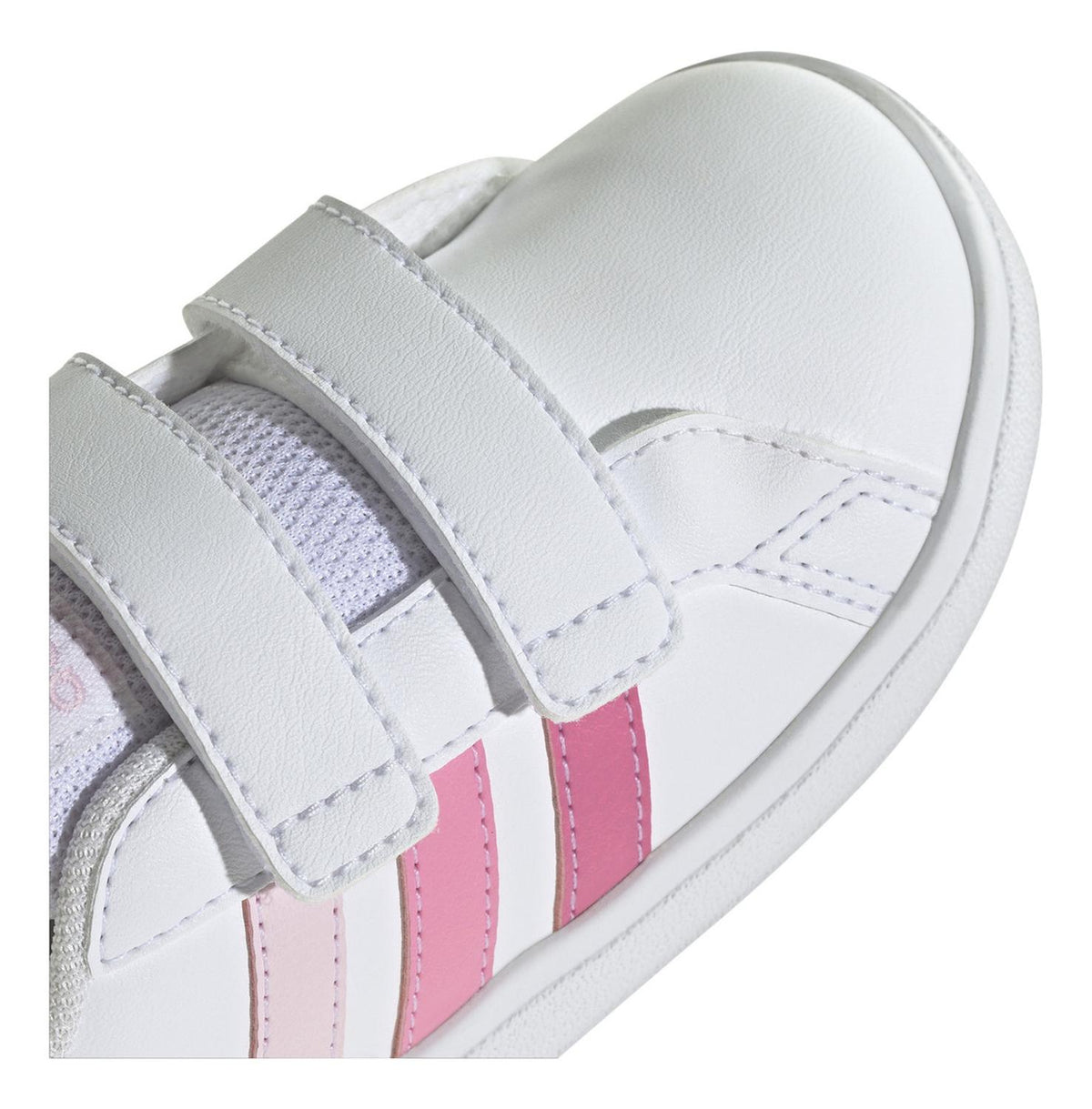Tenis adidas Grand Court 2.0 Blanco Con Rosa Para Niña, foto 3 de 7
