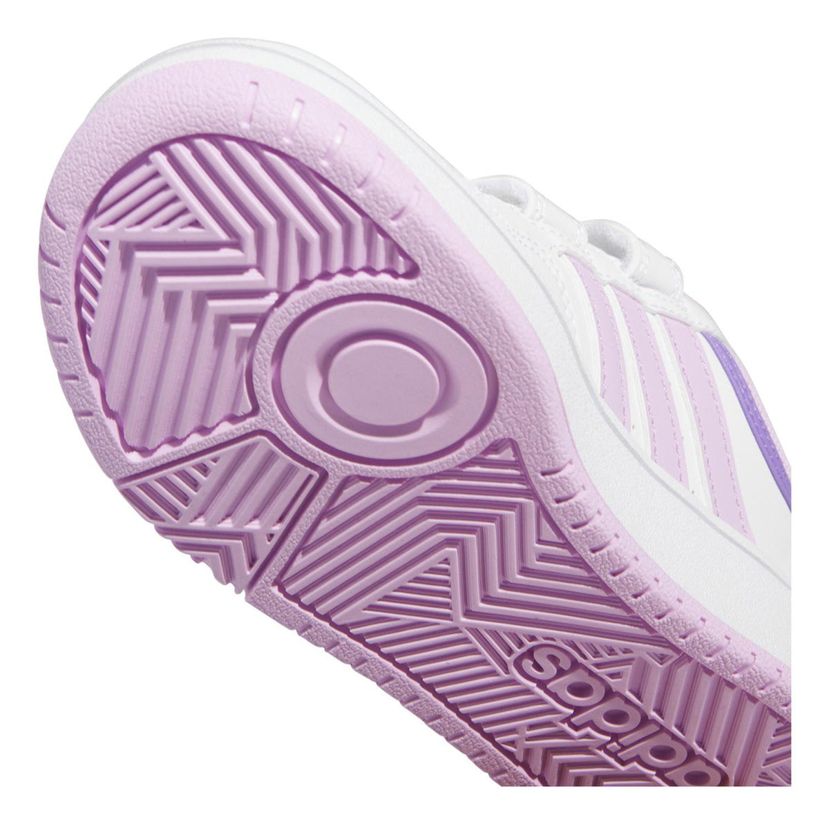 Tenis Blanco Niña adidas Hoops 3.0 Rosa Originales Casuales Sneakers Ligeros Cómodos Sin Cintas, foto 6 de 10