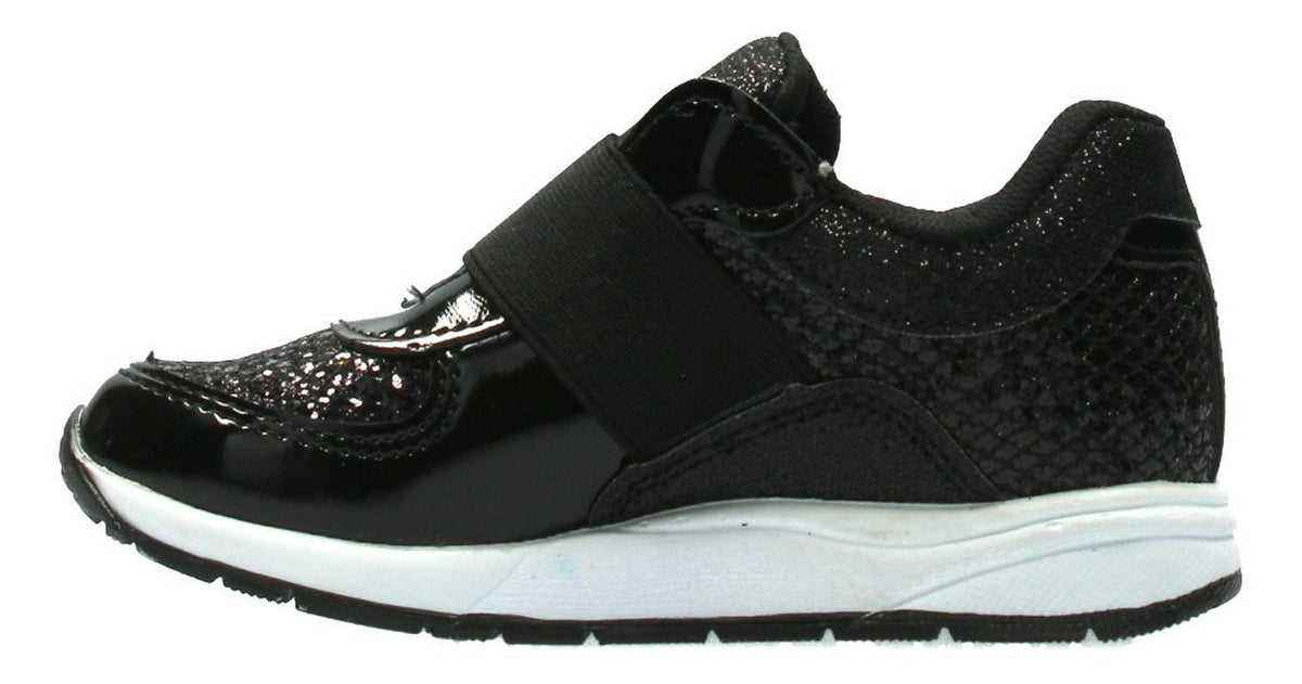 Tenis Minipapos Para Niña 57325-1 Negro [mnp202], foto 2 de 6