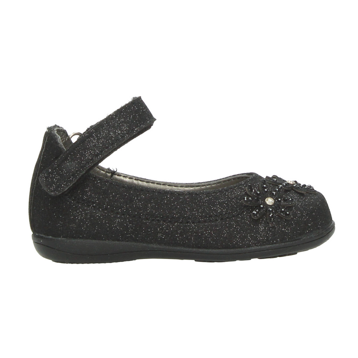Flat Paressi Niña Negro Casual Cinta Adhesiva Infantil T15-18