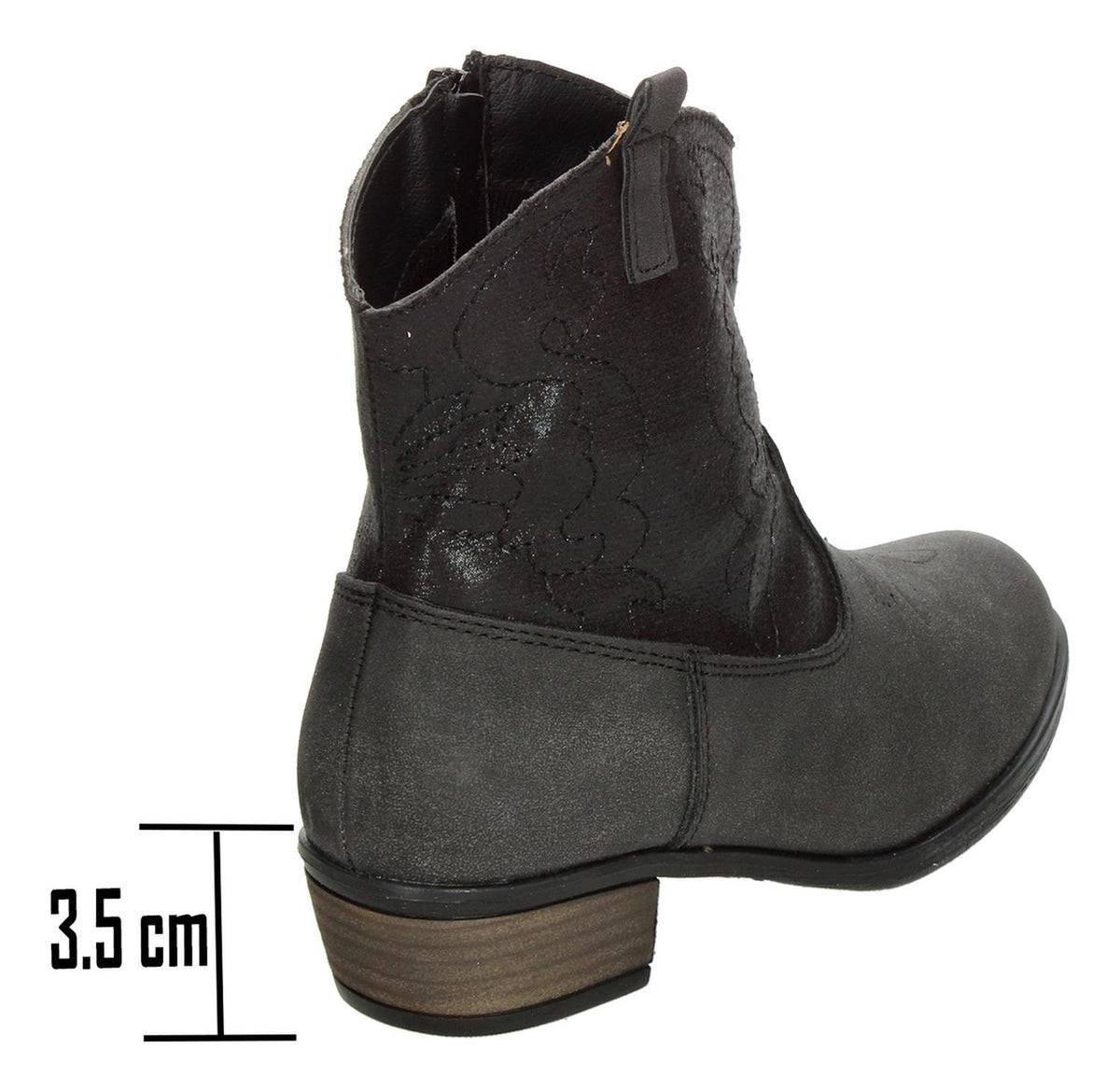 Bota Jakuna Niña Negro Vaquero Casual, foto 3 de 10