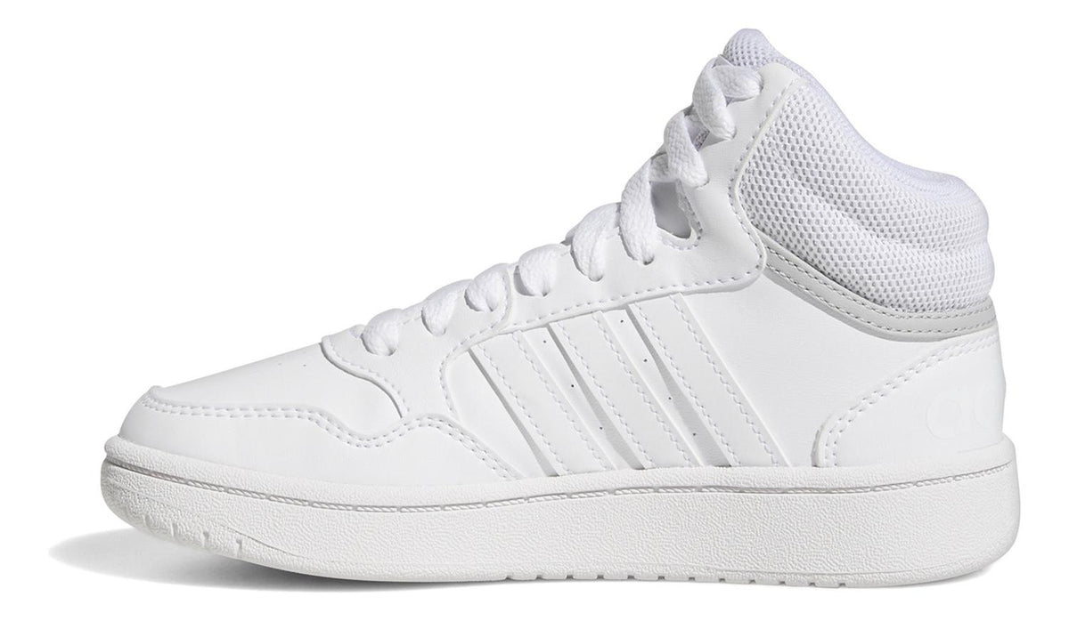 Tenis adidas Hoops 3.0 Tipo Bota Blanco Para Niño, foto 3 de 8