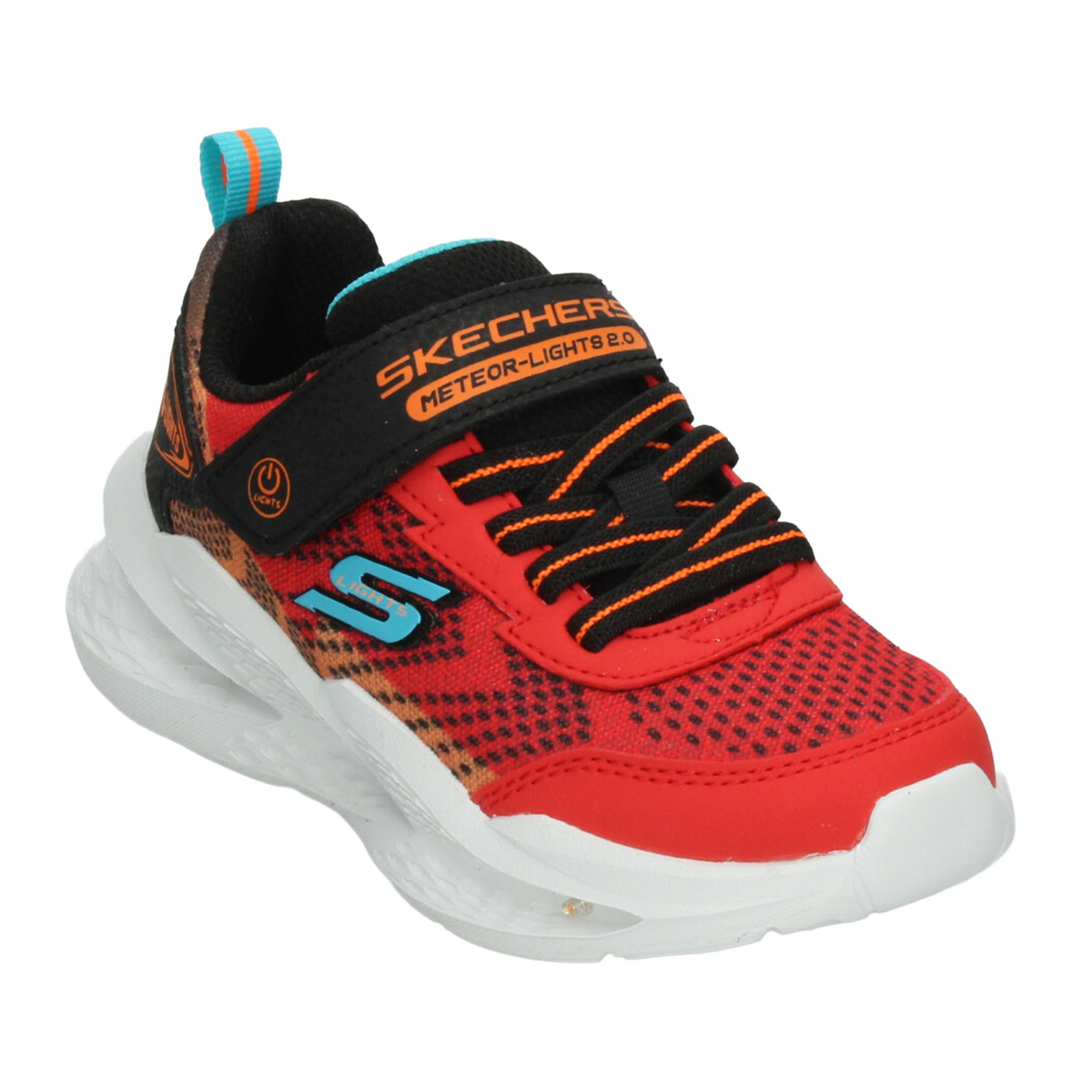 Tenis Skechers Meteor-Lights 2.0 Niño Rojo Deportivo Infantil T17-22, foto 4 de 10
