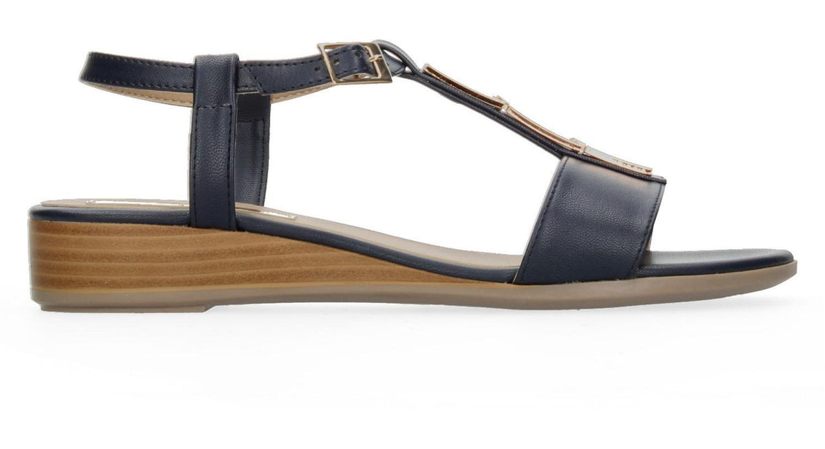 Sandalias Paulie Para Mujer 1901 Azul Marino [ple167], foto 2 de 10