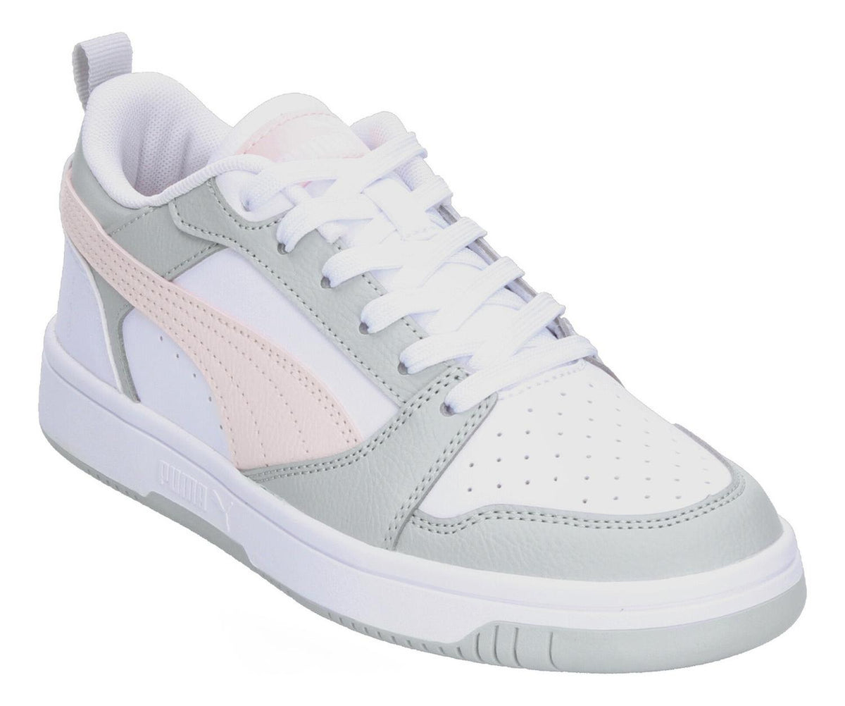 Tenis Puma Rebound V6 Jr Blanco Para Niña [pum916], foto 2 de 8