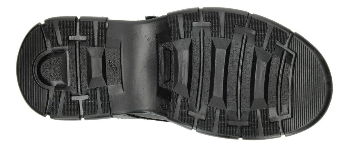 Zapato Escolar Yuyin Negro Doble Velcro Para Niño T18-22, foto 9 de 10