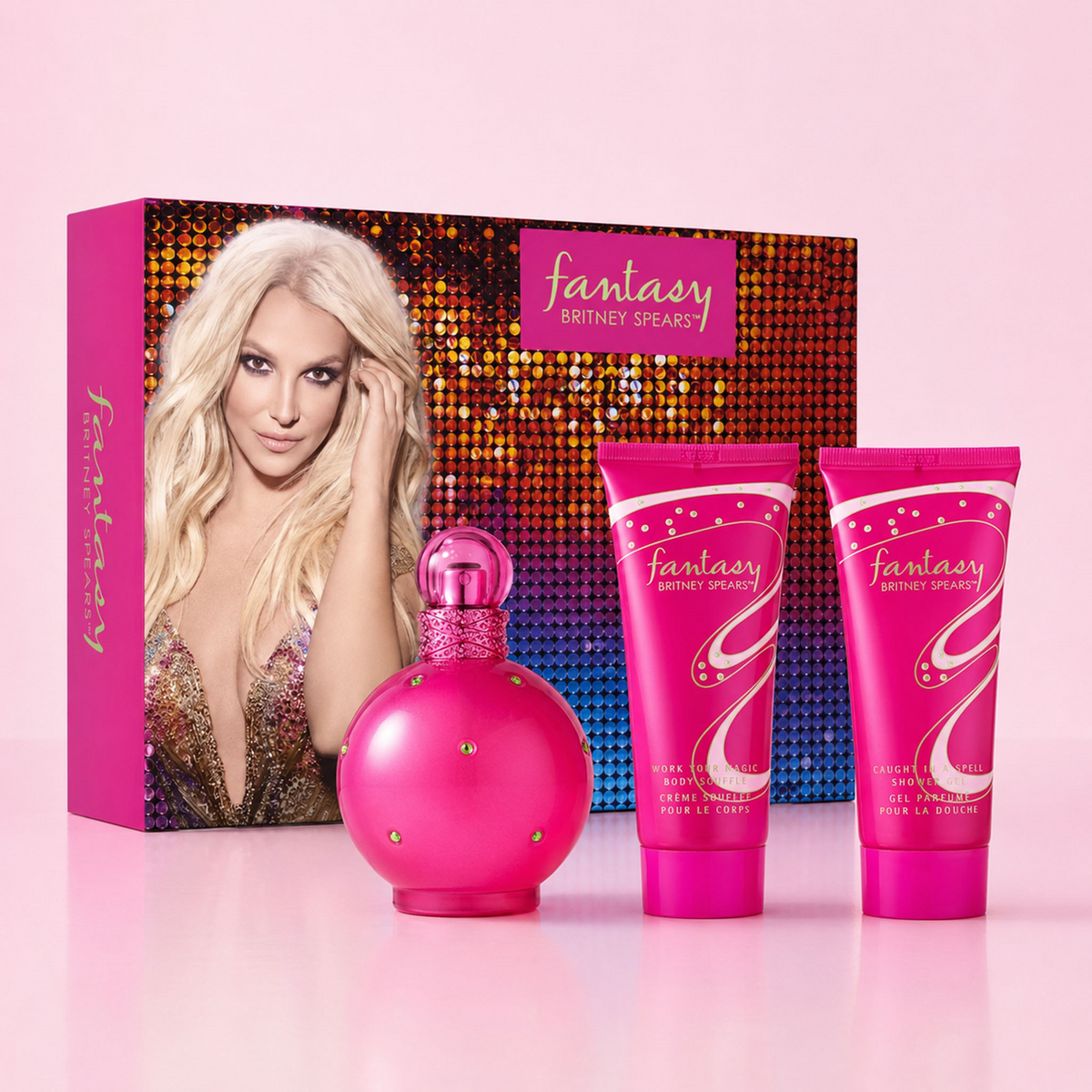 Set Perfume Britney Spears Fantasy EDP 3 Pzs Mujer 100ml, foto 8 de 10