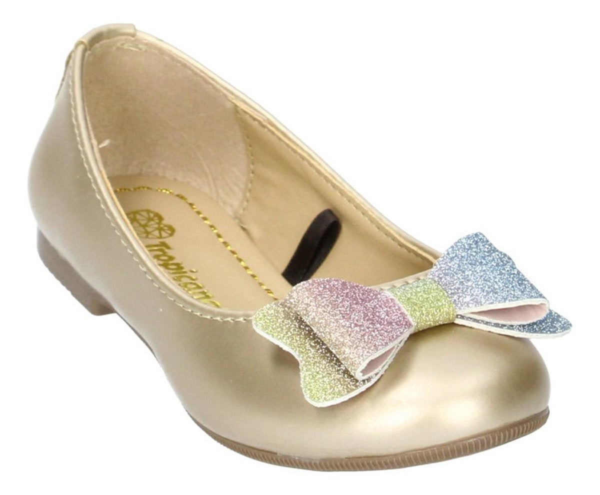 Balerina Flat Tropicana Para Niña 46083 Dorado [tro1018], foto 3 de 6