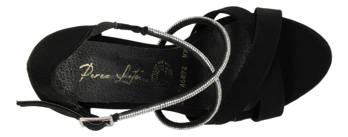 Sandalias De Fiesta Perez Lete Negro Para Mujer [plt349], foto 8 de 10