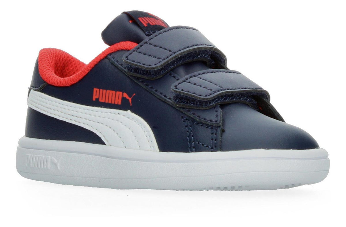Tenis Puma Smash V2 Lv Azul Para Niño [pum648], foto 2 de 8