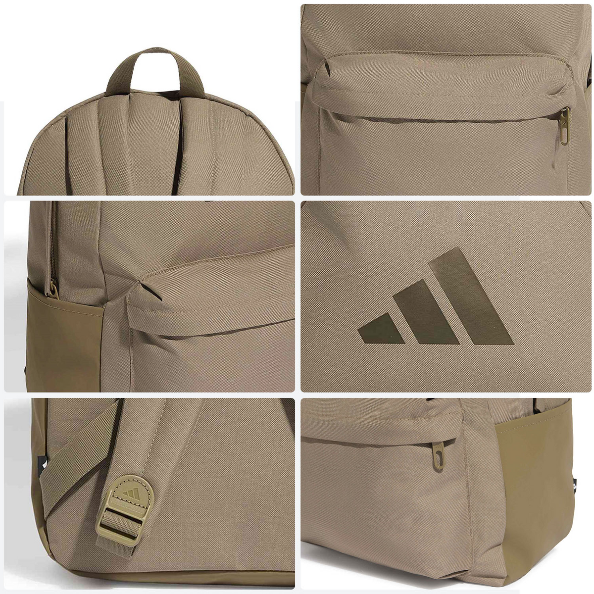 Mochila Adidas Classic Bars Café Escolar Unisex 28L, foto 6 de 10