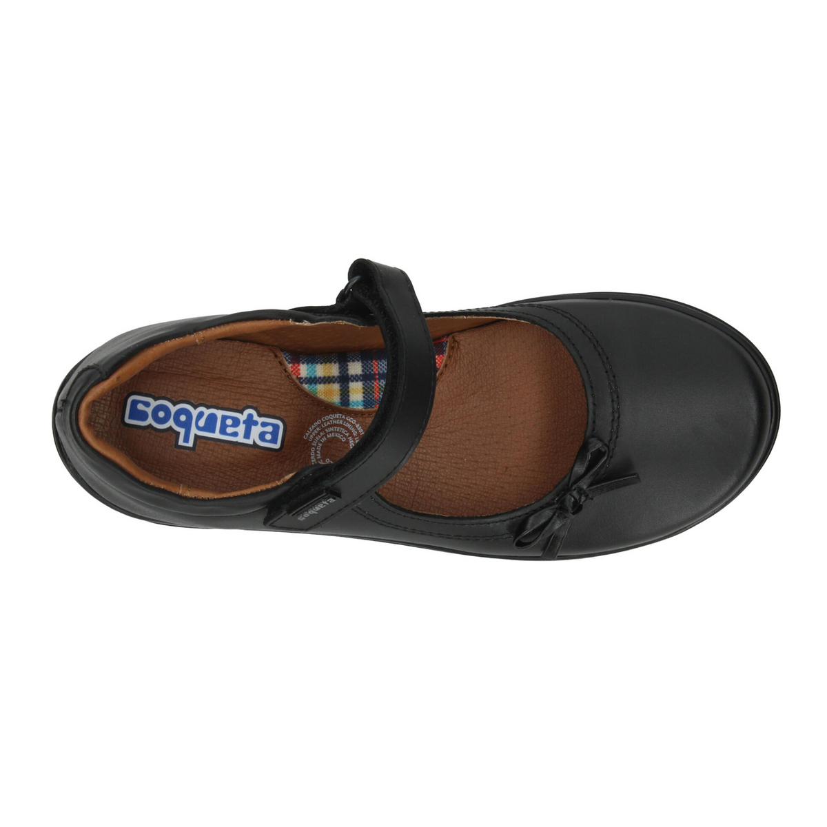 Zapato Escolar Coqueta Niña Negro Escolar Infantil T22-27, foto 8 de 10