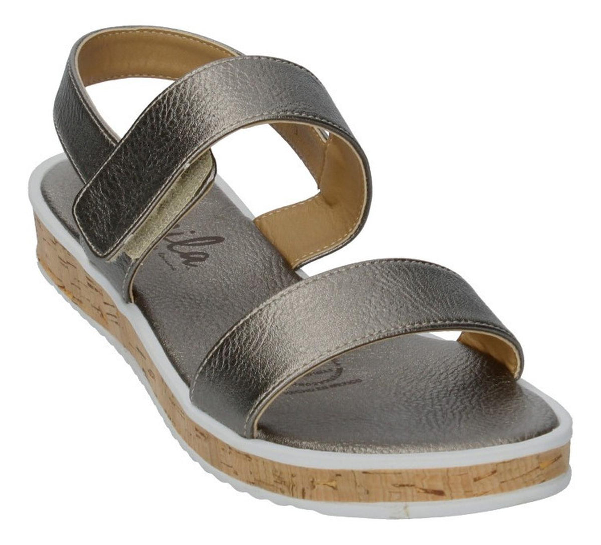 Sandalias Manila Para Mujer 202 Gris [mla281], foto 3 de 6
