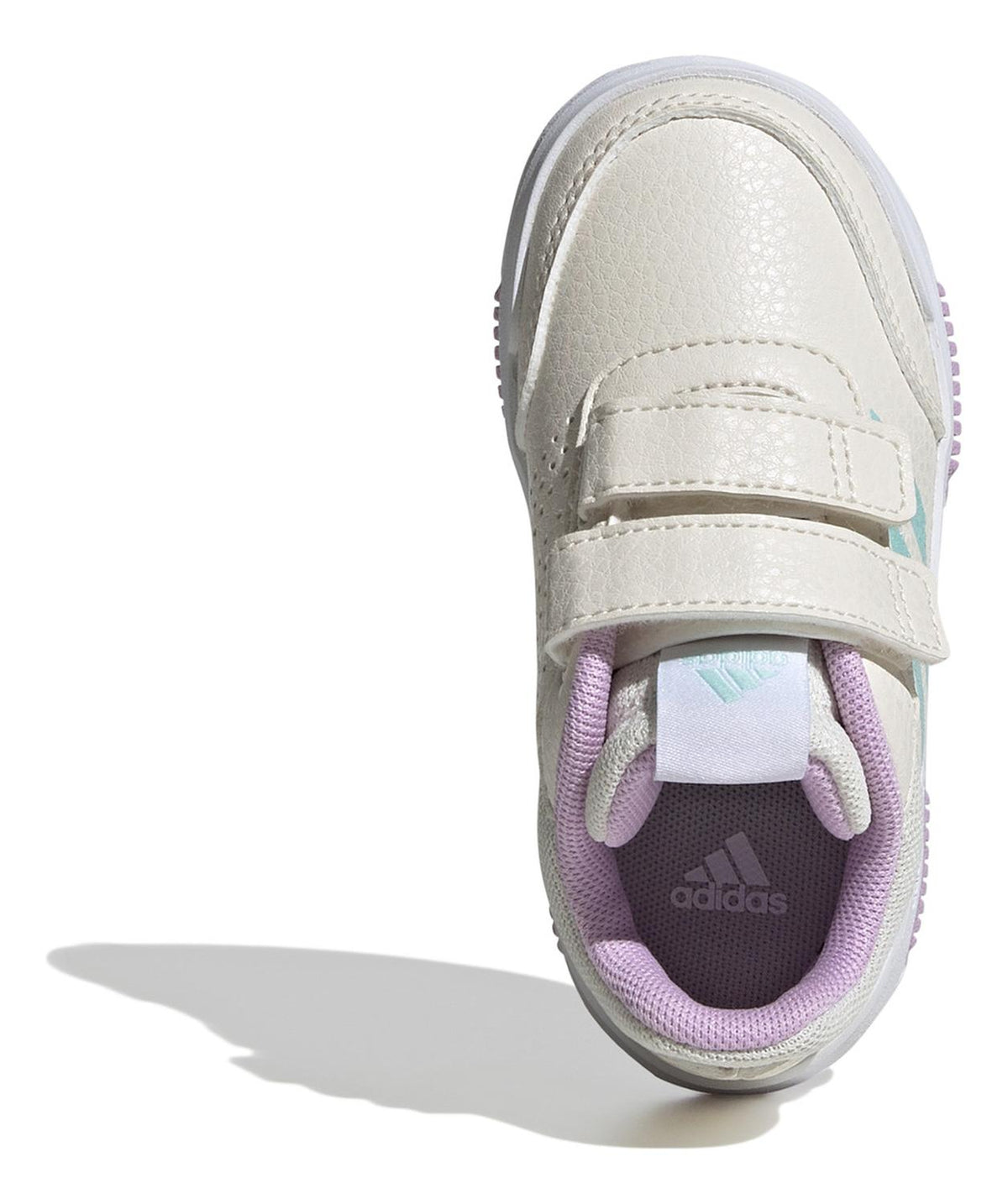 Tenis adidas Tensaur Sport 2.0 Crema Doble Velcro Para Niña, foto 6 de 7