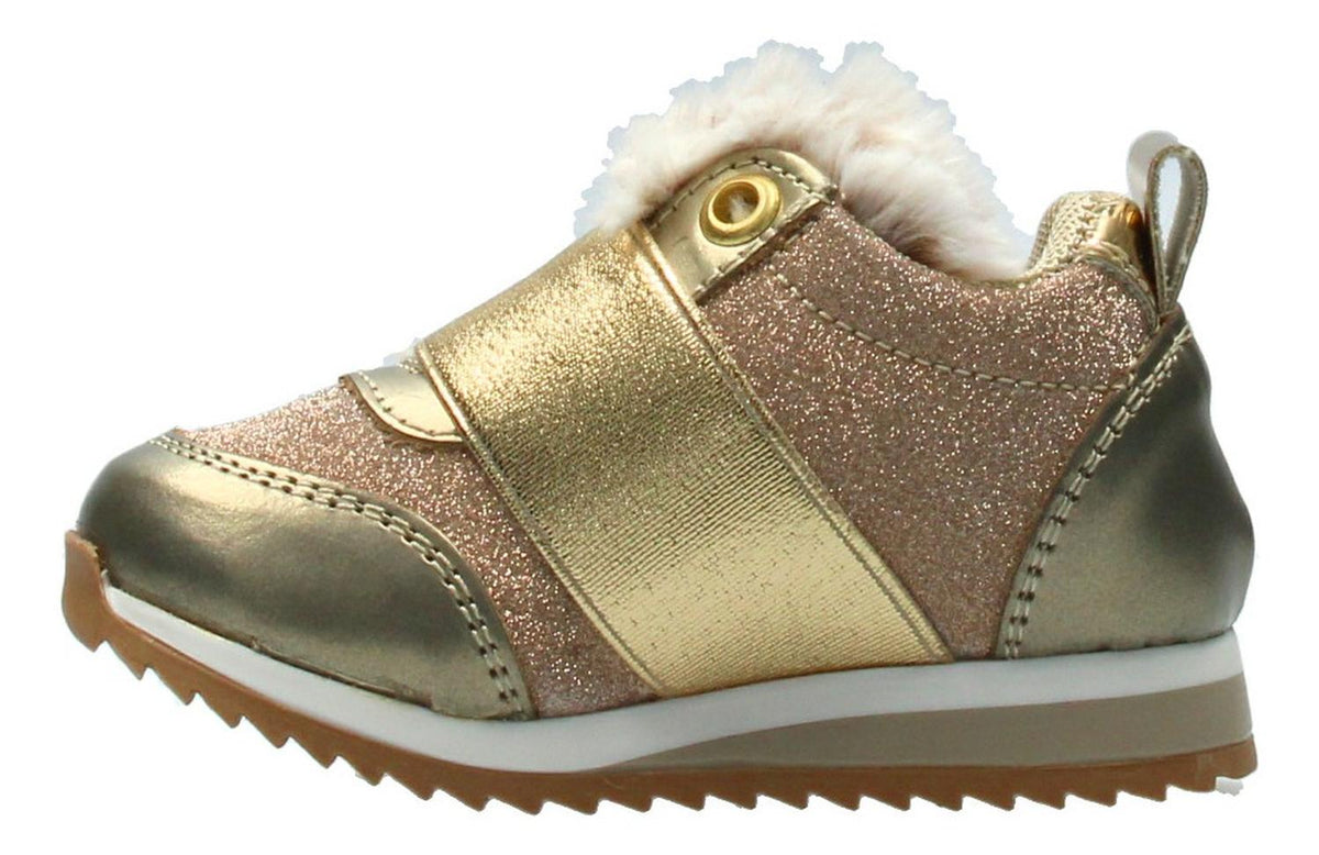 Tenis Mini Burbujas Para Niña 28-884-m27 Dorado [mnb168], foto 2 de 6
