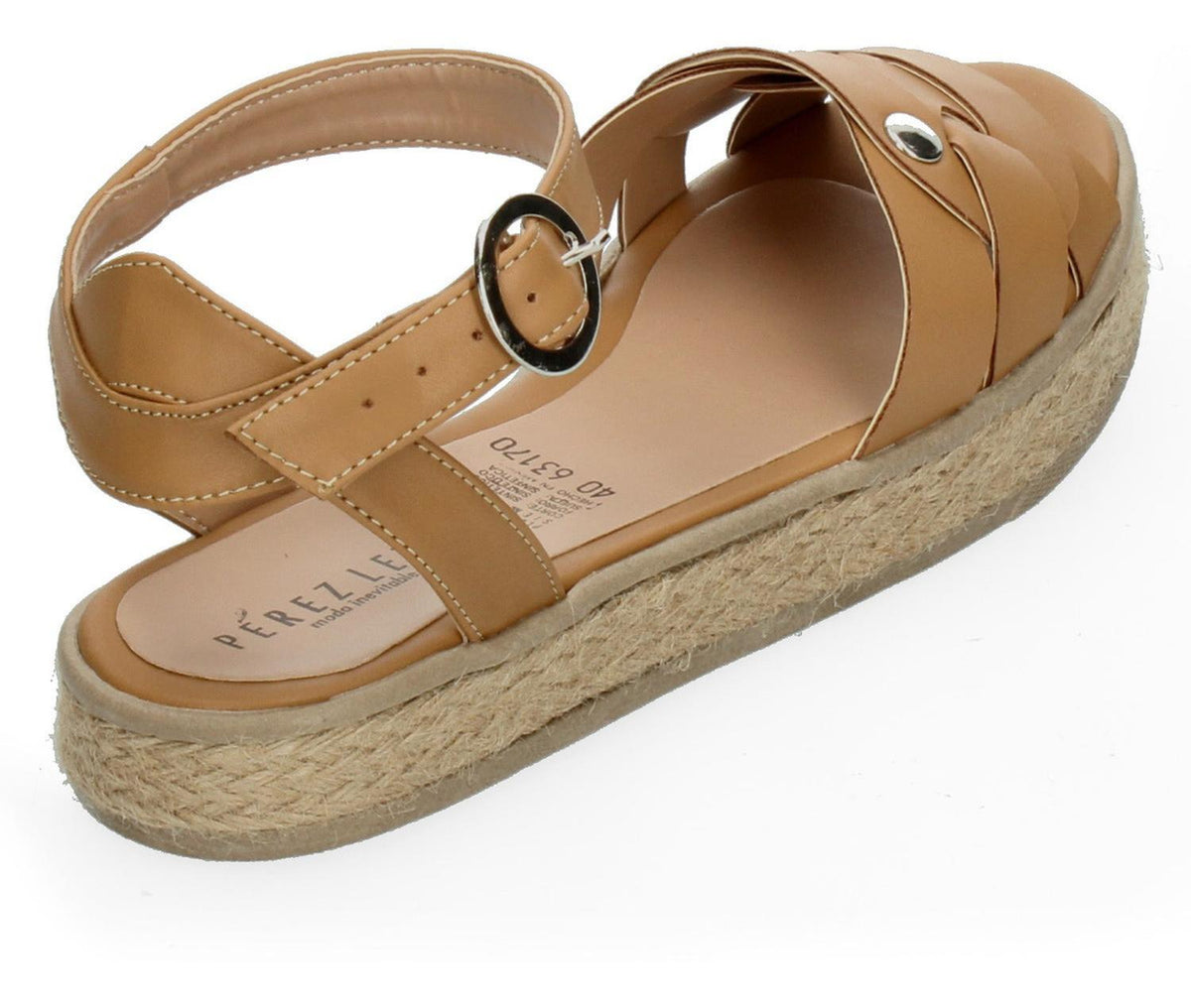 Sandalias Perez Lete Para Mujer 63170 Cafe [plt241], foto 4 de 10