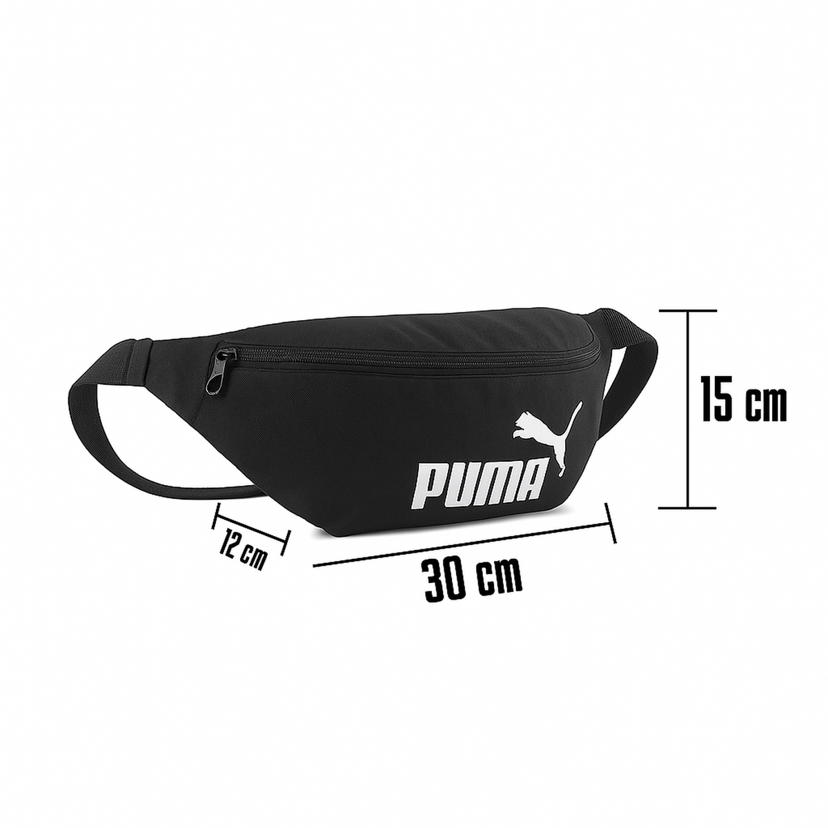 Cangurera Puma Phase Negra Deportiva Hombre Mujer, foto 2 de 10