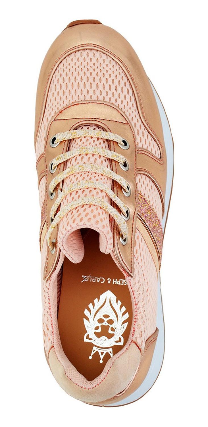 Tenis Joseph And Carlo Para Mujer 1001-b Rosa [jos2], foto 5 de 6