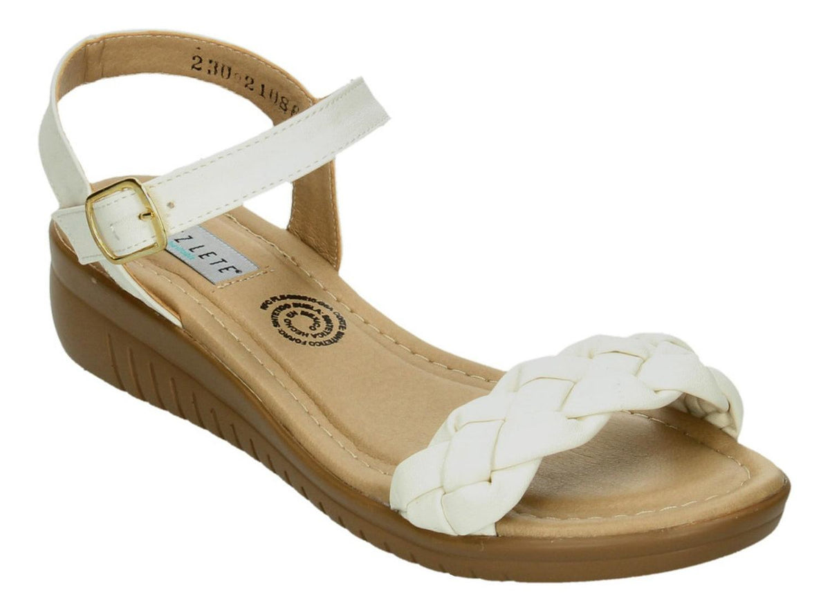 Sandalias Perez Lete Para Mujer 21086 Blanco [plt238], foto 4 de 10