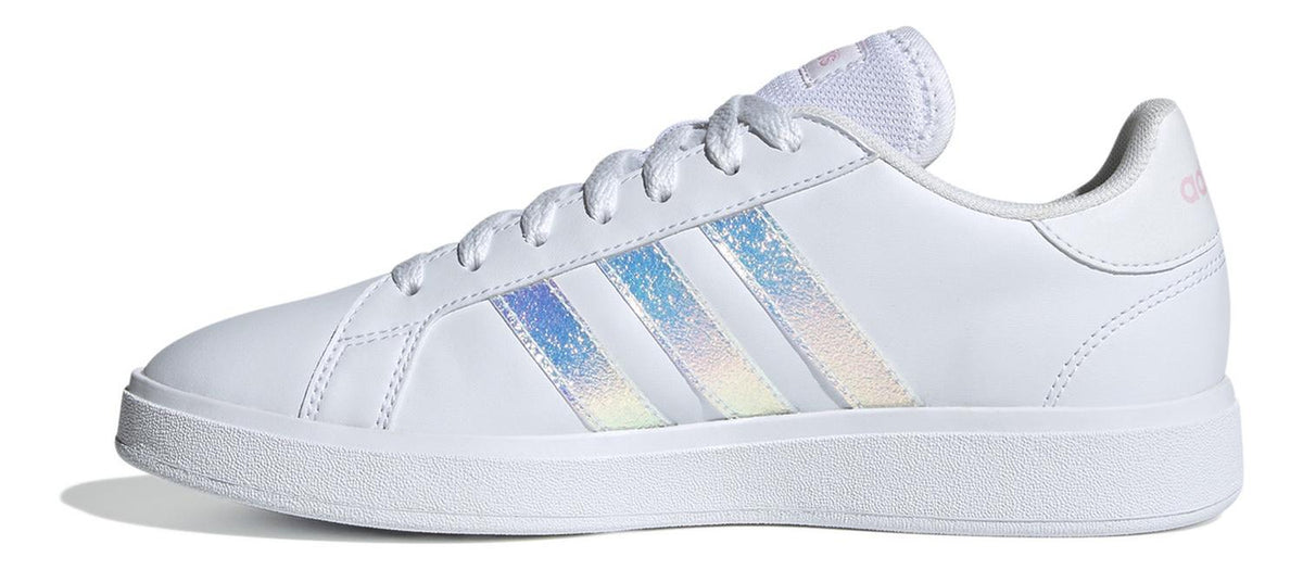 Tenis Blanco Mujer adidas Grand Court Base 2.0 Brillo Casual Original Agujetas Ajustables Para Dama, foto 4 de 10