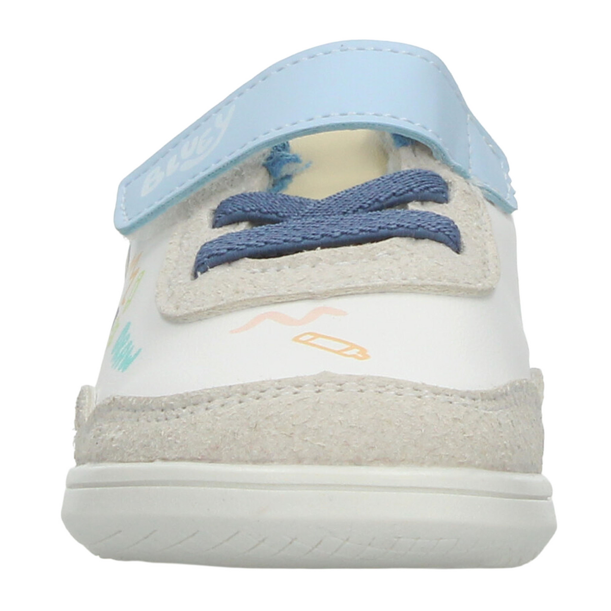Tenis Bluey Niño Blanco Casual Adhesivo Infantil T15-18, foto 6 de 10